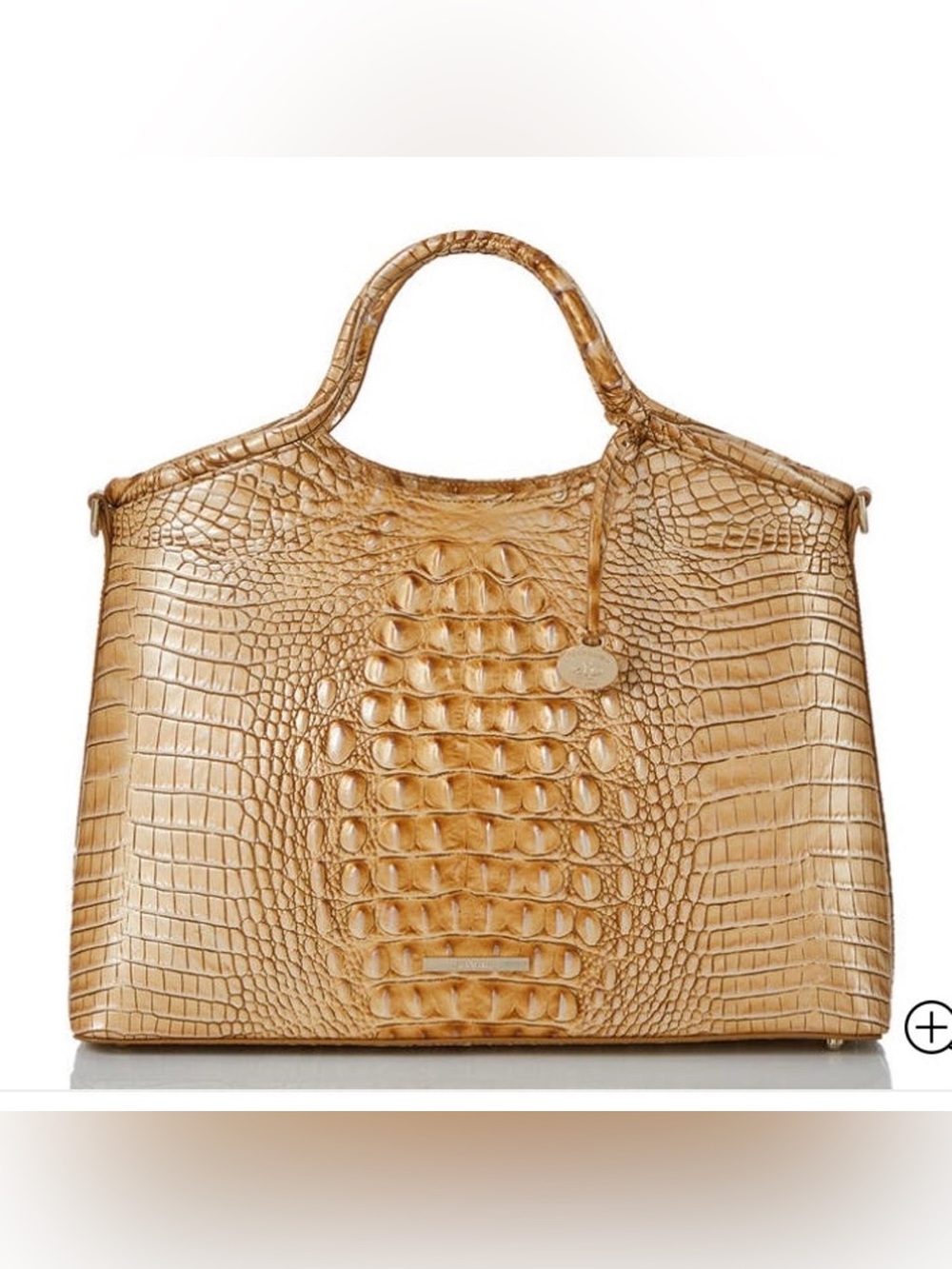 Brahmin Eliane Dune - Croc Embossed